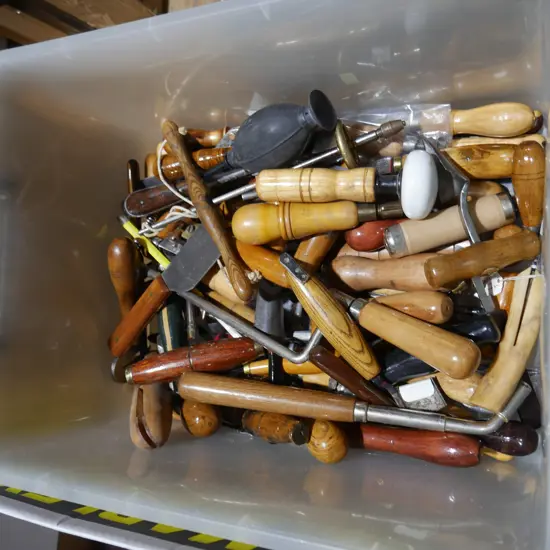 Leatherworking tools etc