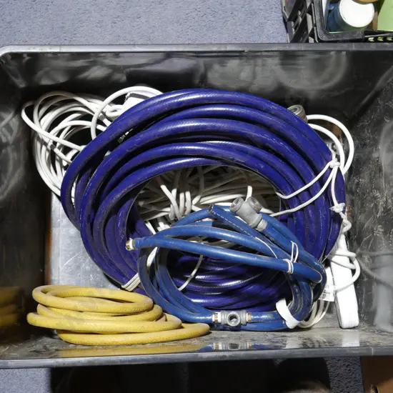 Extension cords, hoses