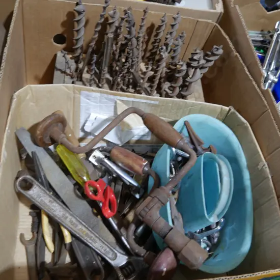 Drill bits, hand tools