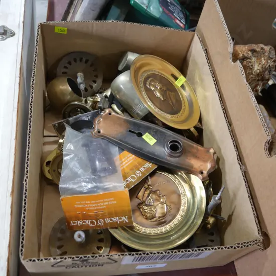 Brass door handles etc