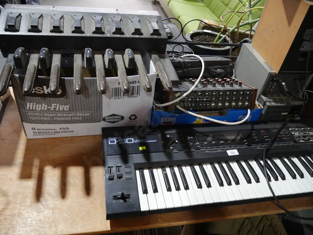 Roland keyboard and accessories Image 1++