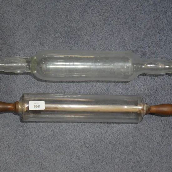 Glass rolling pins