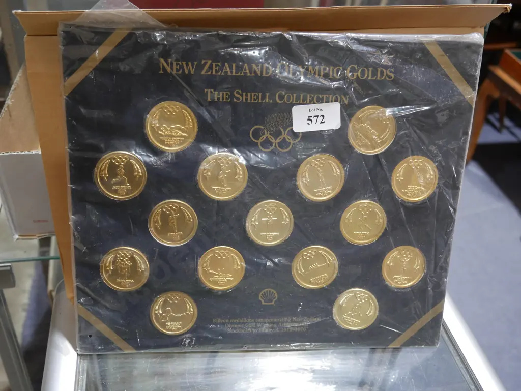 New Zealand Olympic gold coin set Image 1++