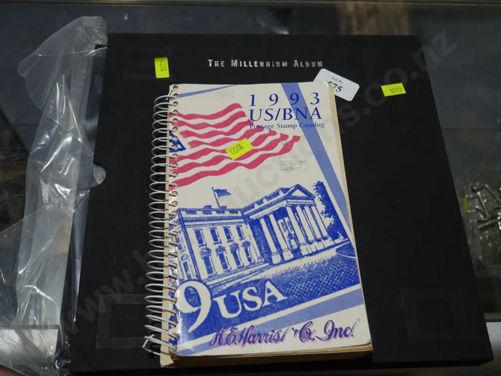 New Zealand millennium stamp album and USA stamp book Image 1++