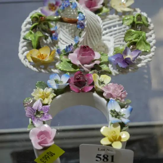 Floral basket horseshoe etc