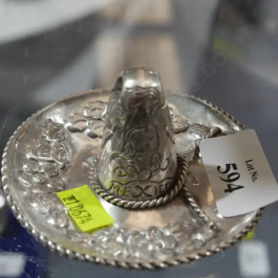 Silver Mexican hat