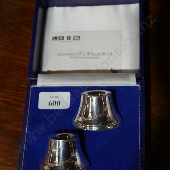 Taste Stirling silver two piece candlesticks