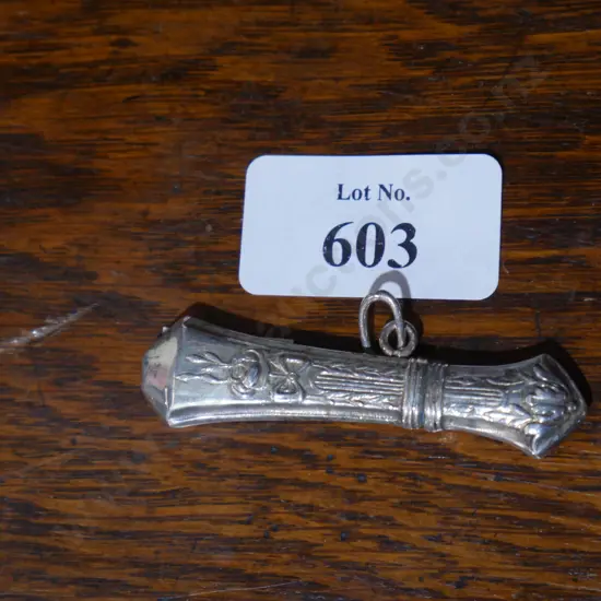 Silver needle holder