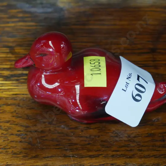 Royal Doulton flambe duck