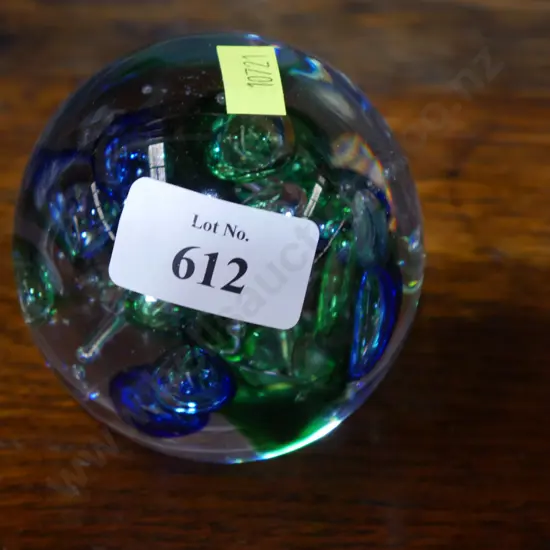 Glass paperweight