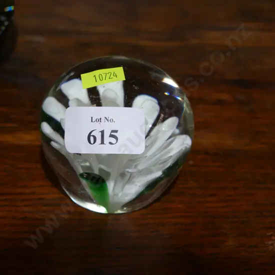 Glass paperweight