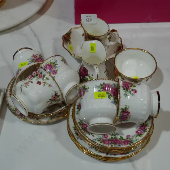 Royal Albert Old Country Roses cups and sauces, gravy jugs etc