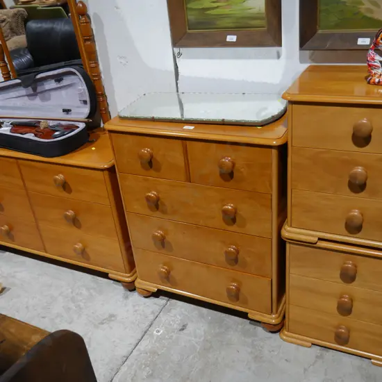 Four piece bedroom suite