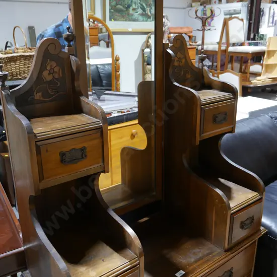 Edwardian mirror back dresser