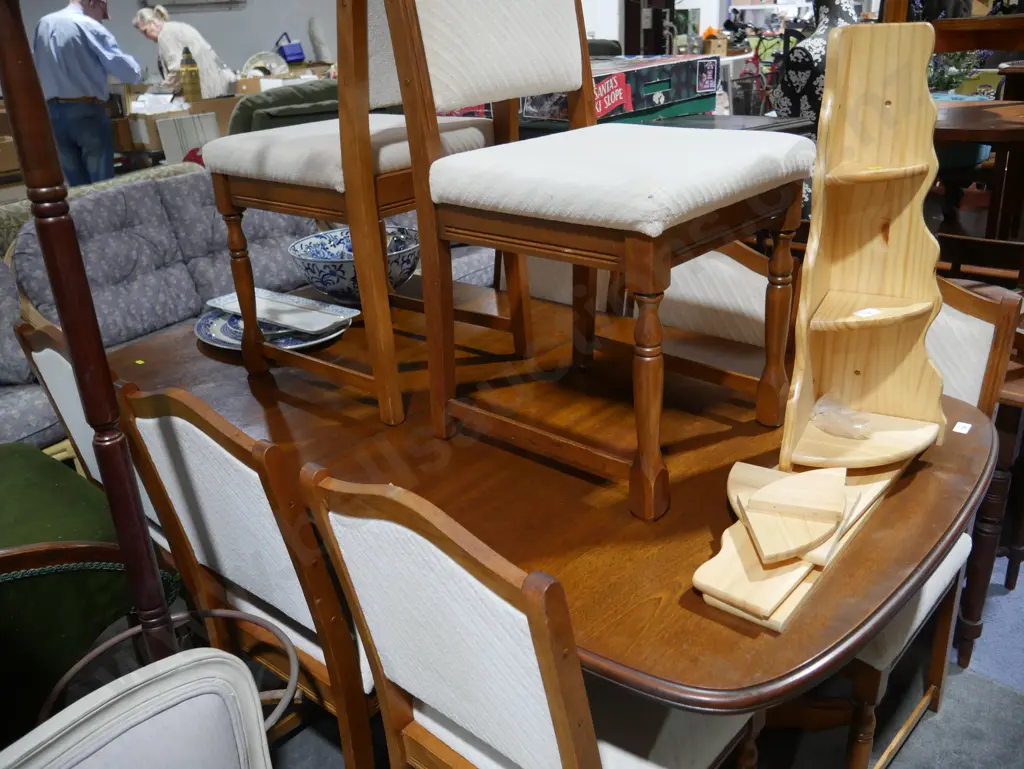 Dining table and eight chairs Image 1++