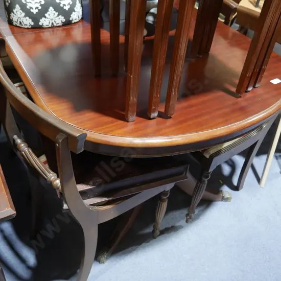 Dining table and 6 chairs