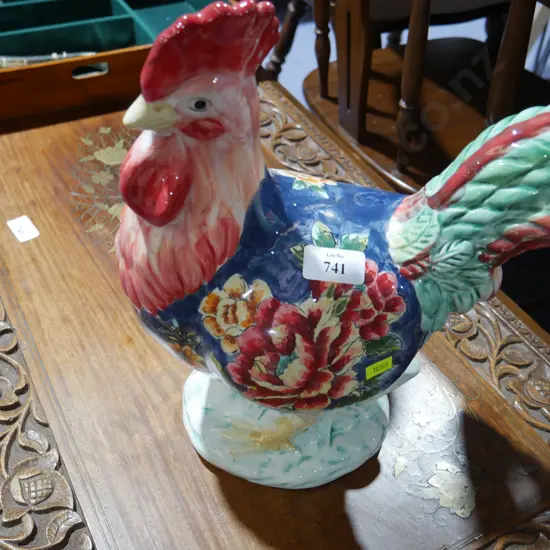 Ceramic rooster