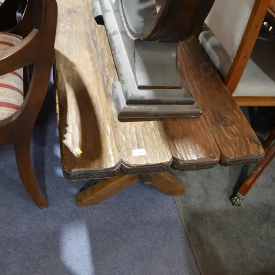 Solid wood coffee table