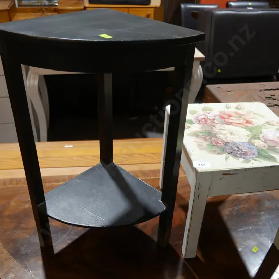 Two side tables