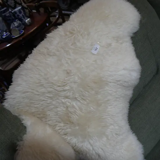 Sheepskin rug