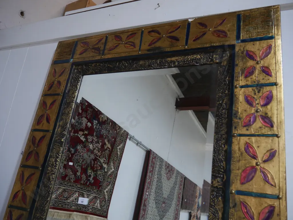 Large bevelled edge mirror Image 1++