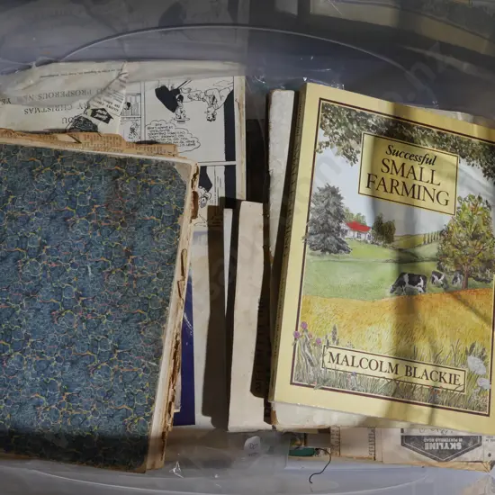 Books, scrapbooks etc