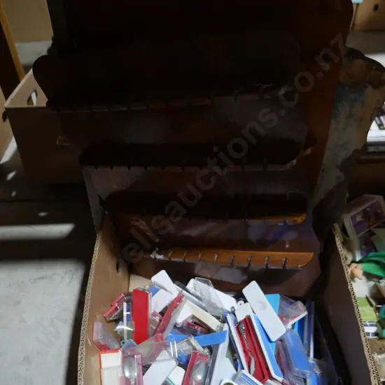 Souvenir spoons and racks