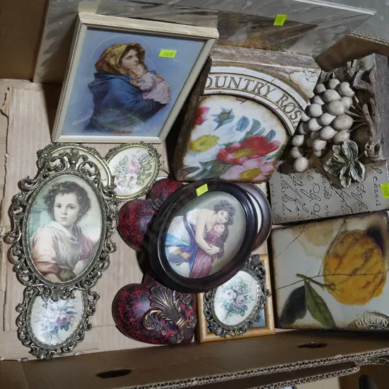 Assorted framed pictures