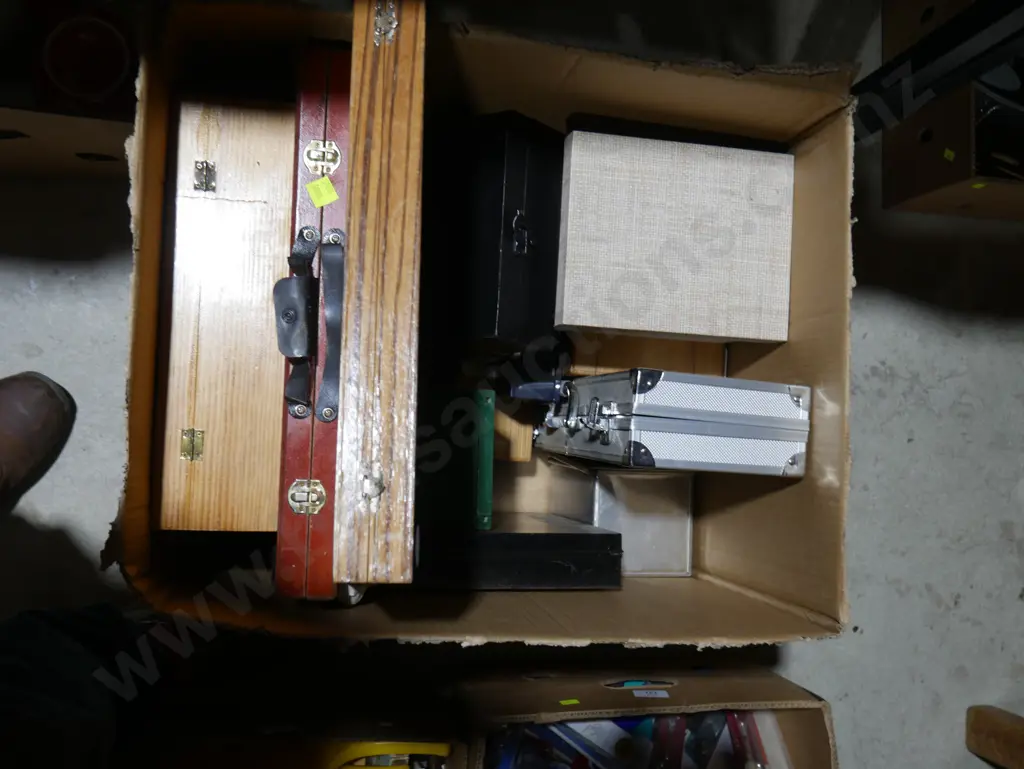 Assorted storage boxes and cases Image 1++