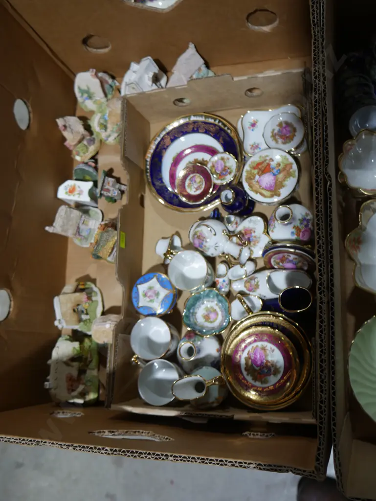 Assorted Lilliput Lane houses and Limoges china Image 1++