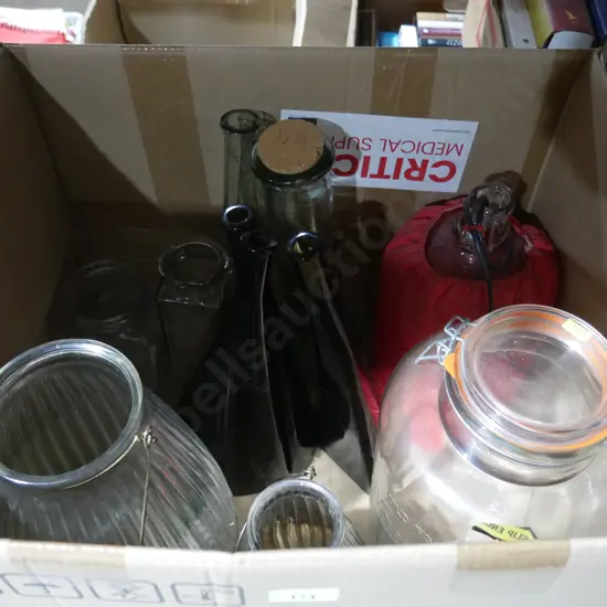 Large glass jars etc