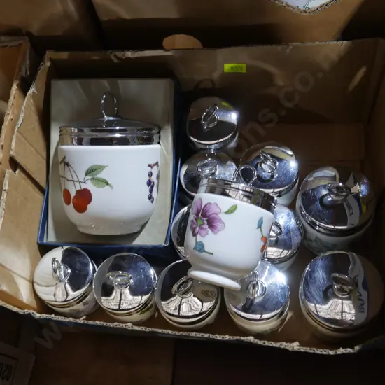 Assorted Royal Worcester coddlers