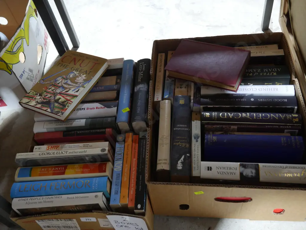 Two boxes of books Image 1++