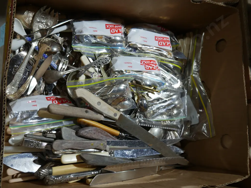 Assorted cutlery and souvenir spoons Image 1++