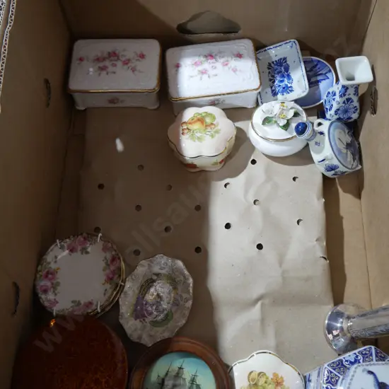 Trinket boxes etc