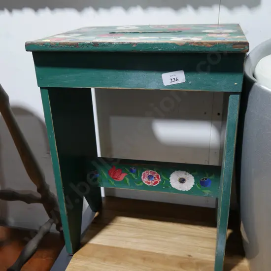 Painted stool
