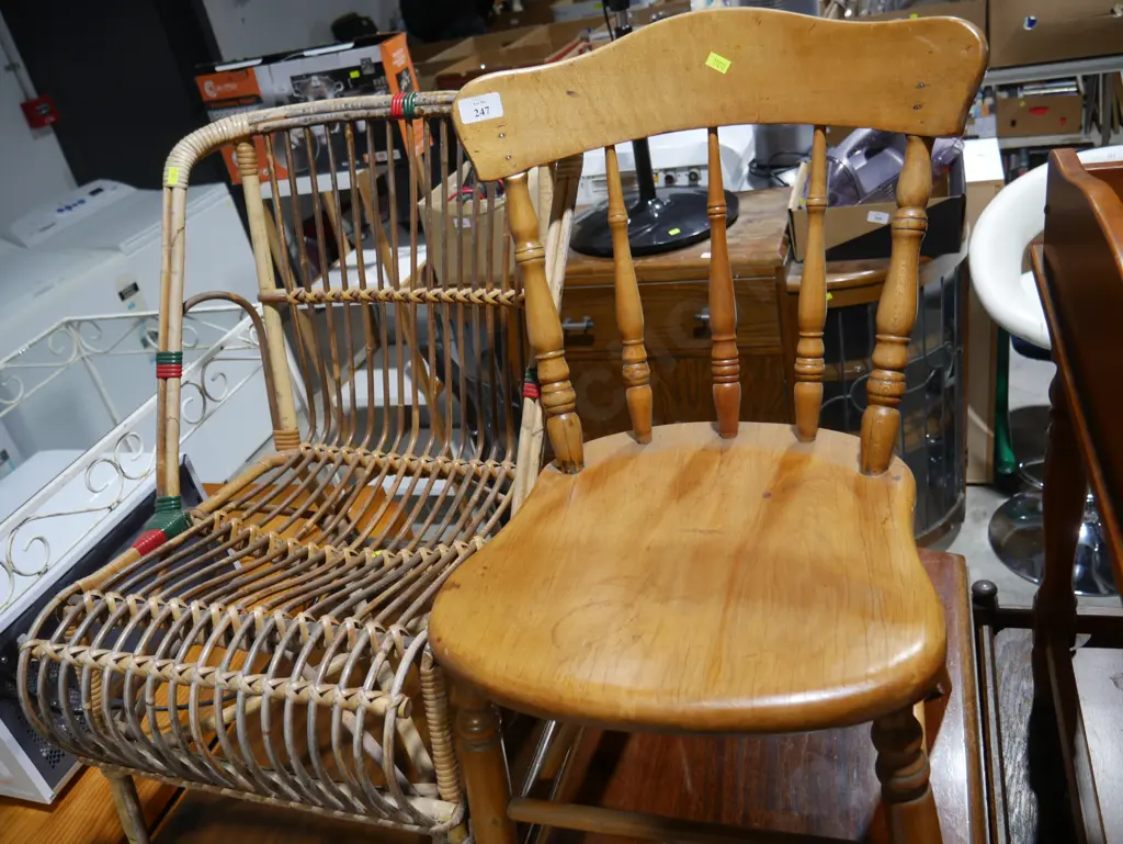 Dining chair and cane chair Image 1++