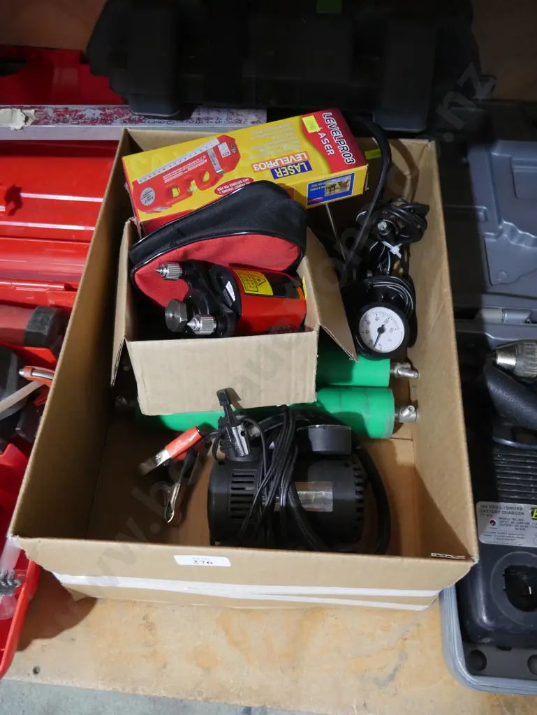 Laser level, mini compressor etc Image 1++