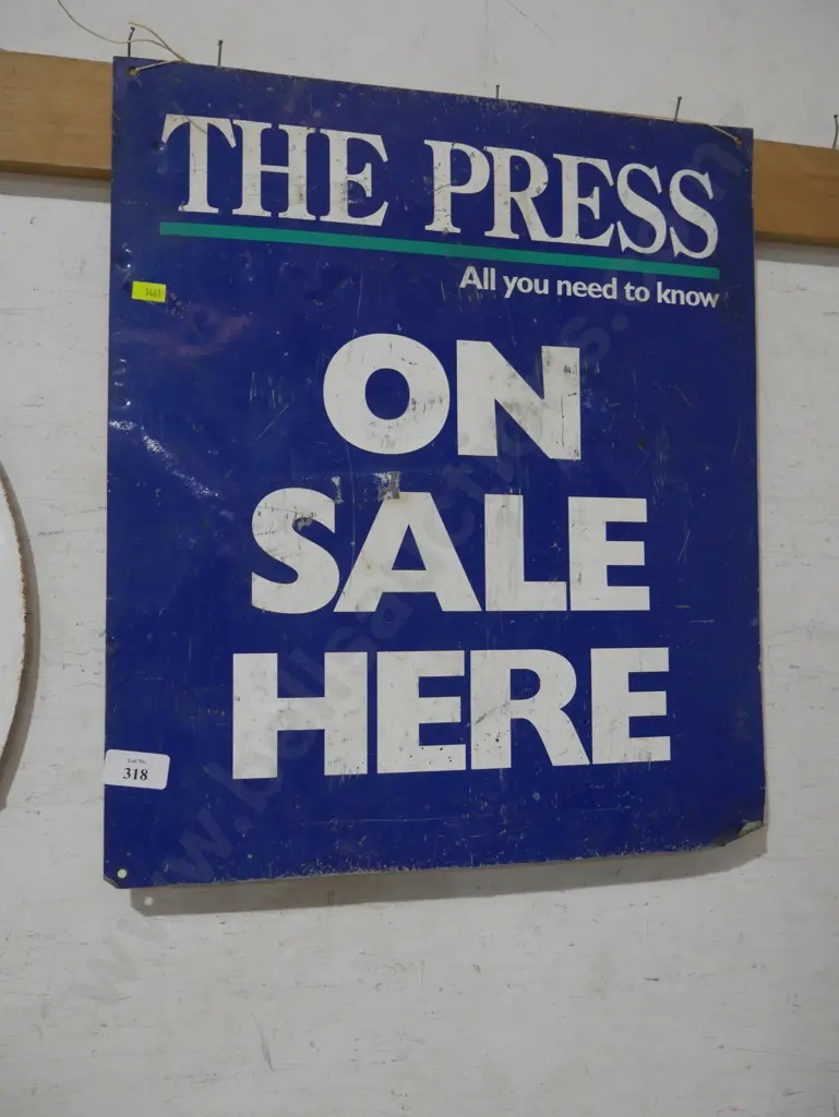 The Press tin sign Image 1++