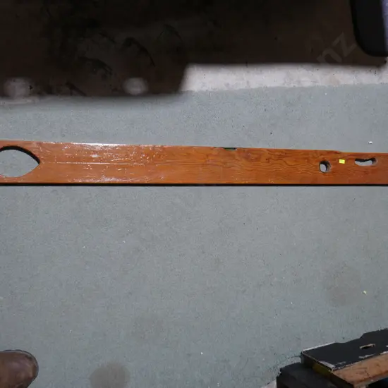 Wooden spirit level