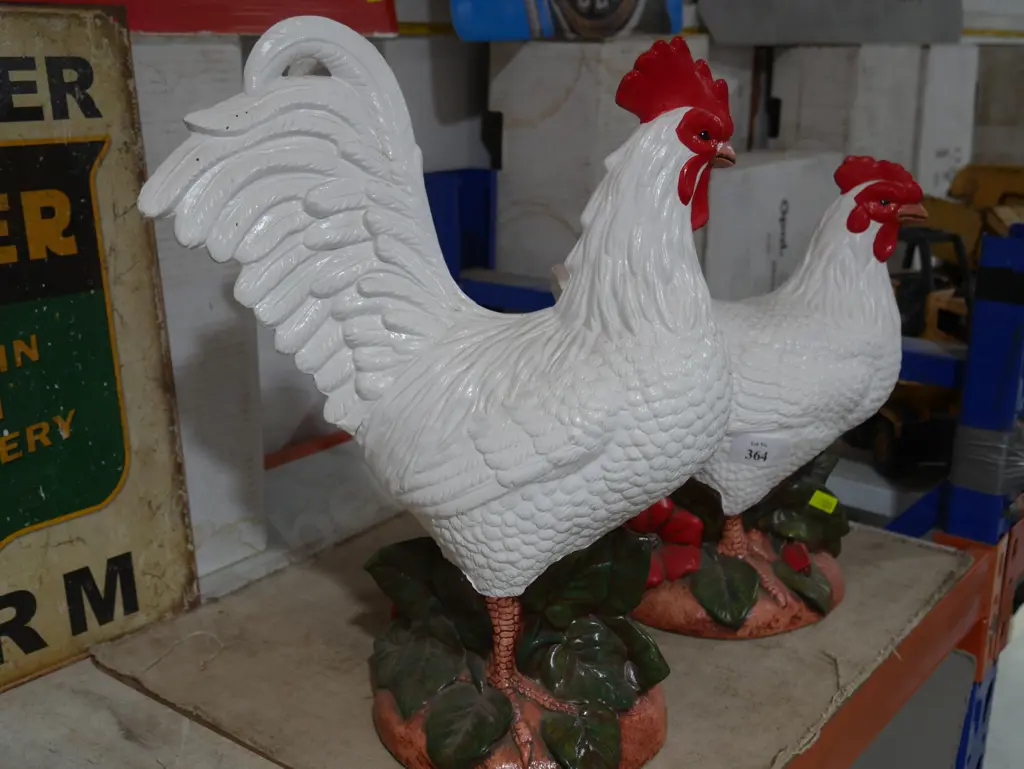 Cock and hen Image 1++