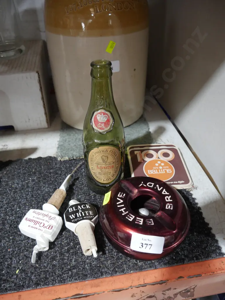 Whiskey pourers, ashtray, bottle etc Image 1++