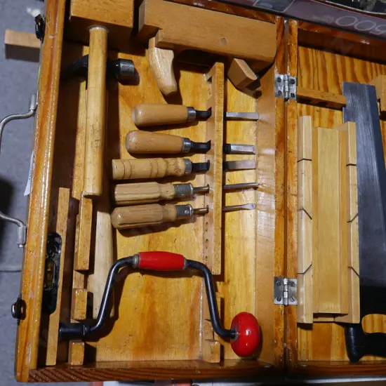 Child's woodworking set
