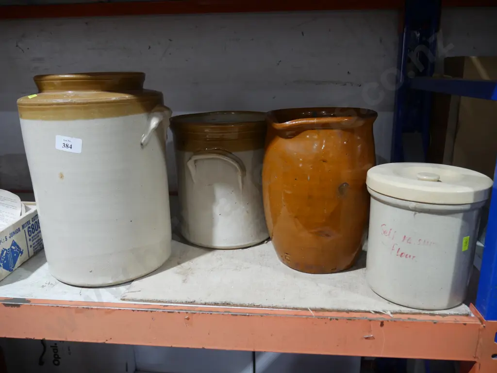 Pottery crocks etc Image 1++