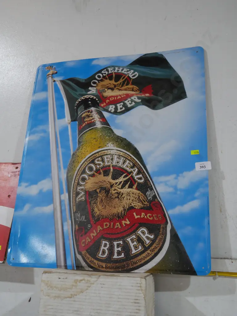 Moosehead beer tin sign Image 1++