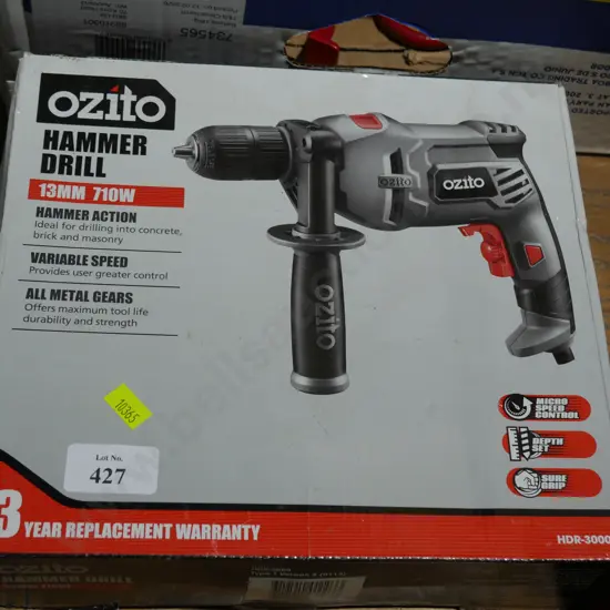 Ozito hammer drill