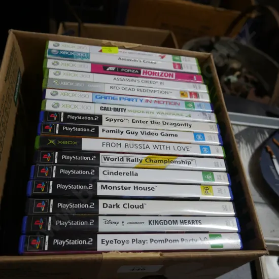 Xbox 360 & Playstation 2 games