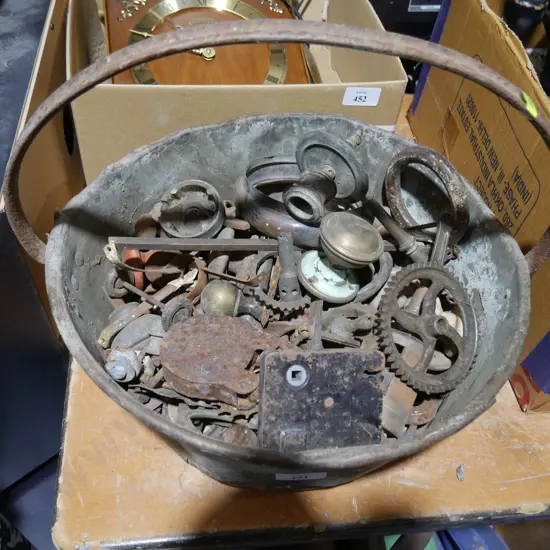 Assorted metal items