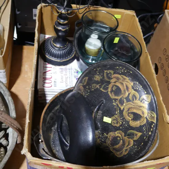 Camp oven, country homes magazines etc