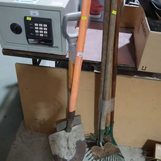 Assorted garden tools